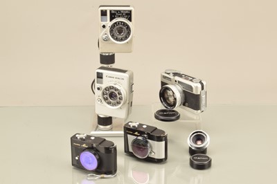 Lot 251 - A Group of 35m Half Frame Cameras