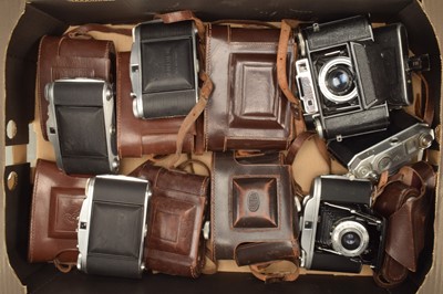 Lot 274 - A Tray of Folding Cameras