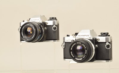 Lot 279 - Two Olympus OM-10 SLR Cameras