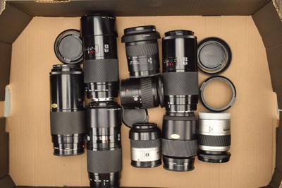 Lot 292 - A Tray of Minolta AF Lenses