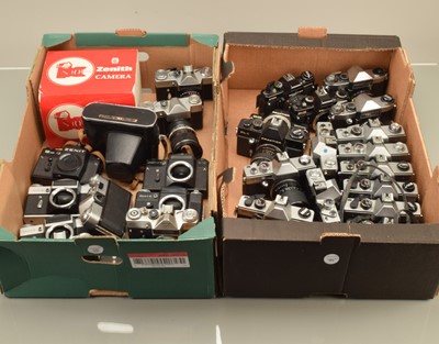 Lot 299 - Two Trays of Eastern Bloc Cameras