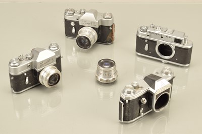 Lot 301 - A Group of Eastern Block Cameras