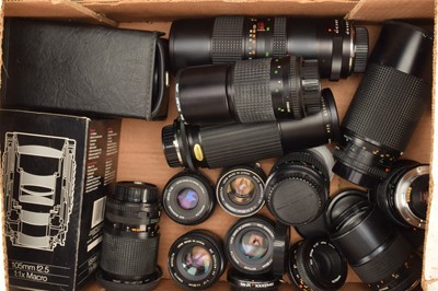 Lot 312 - Minolta and Minolta Mount Lenses