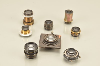 Lot 313 - Brass and Other Lenses