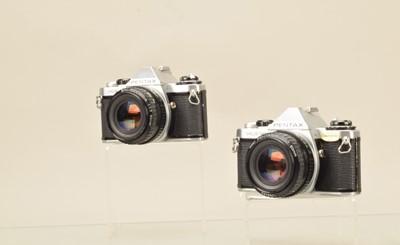 Lot 323 - Two Pentax ME Super SLR Cameras