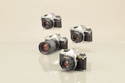Lot 327 - Four Pentax SLR Cameras