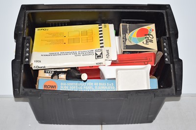 Lot 340 - A Crate of Darkroom Equipment