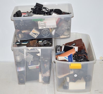 Lot 341 - Three Boxes of Camera Related Accessories