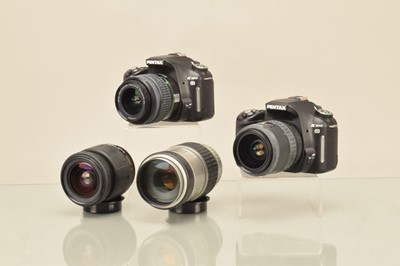 Lot 342 - Two Pentax K100 D DSLR Cameras