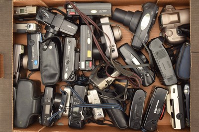 Lot 350 - A Tray of Compact Cameras