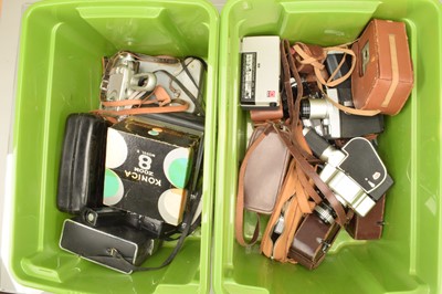 Lot 358 - Two Boxes of 8mm Cine Cameras
