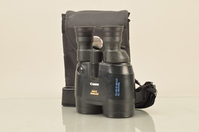Lot 381 - A Pair of Canon 15x50 IS UD 4.5° All Weather Binoculars