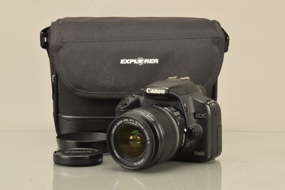 Lot 384 - A Canon EOS 500D DSLR Camera
