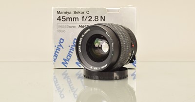 Lot 387 - A Mamiya-Sekor C 45mm f/2.8 N Lens