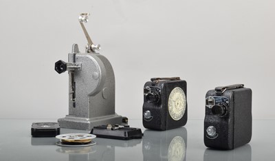 Lot 409 - Two Pathéscope ''H'' 9.5mm Cine Cameras