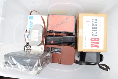 Lot 412 - A Group of 8mm Cine Cameras