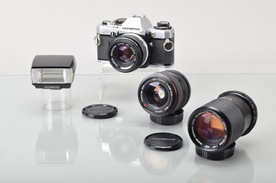 Lot 417 - An Olympus OM-10 SLR Camera