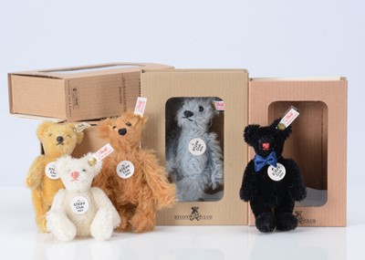 Lot 7 - Five Steiff Club miniature teddy bears