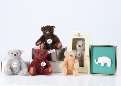 Lot 8 - Four Steiff Club miniature teddy bears