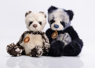 Lot 29 - Two Charlies Bears Panda teddy bears