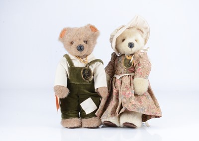 Lot 38 - Two  Little Folk dressed teddy bears