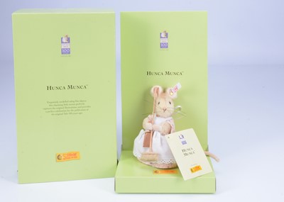 Lot 86 - A Steiff limited edition Beatrix Potter Hunca Munca mouse from a Tale of Two bad mice