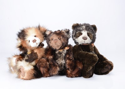 Lot 94 - Three Charlie Bears teddy bears