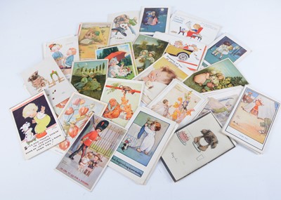 Lot 123 - A quantity of child and fairy themed postcards
