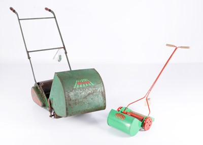 Lot 125 - Two children's toy lawnmowers
