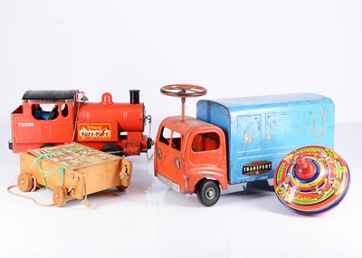 Lot 126 - A Tri-Ang ride on Transport truck