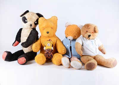 Lot 135 - Four large post-war teddy bears