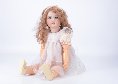 Lot 157 - A large SFBJ 14  bisque headed character child doll
