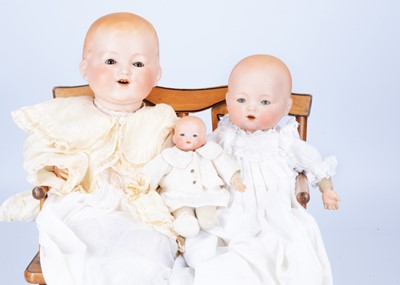 Lot 169 - Three German character baby dolls