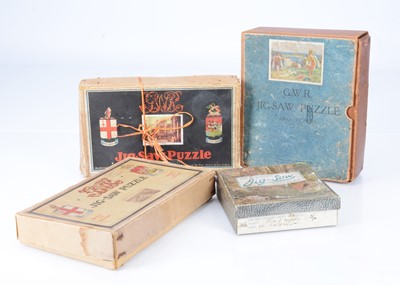 Lot 181 - Three GWR Jig-saw puzzles