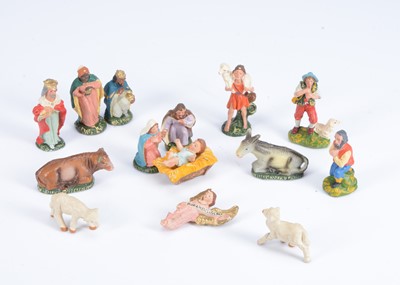 Lot 194 - A 1950s Italian nativity scene