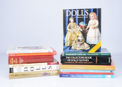 Lot 197 - A collection on doll reference books