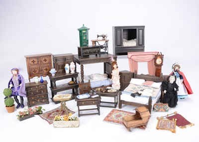 Lot 229 - A large quantity of modern dolls house furniture