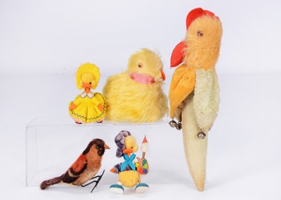 Lot 256 - Bird and fowl soft toys