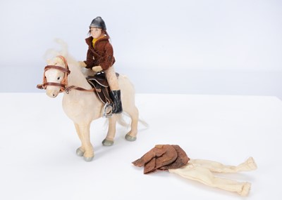 Lot 291 - A Julip toy horse and rider