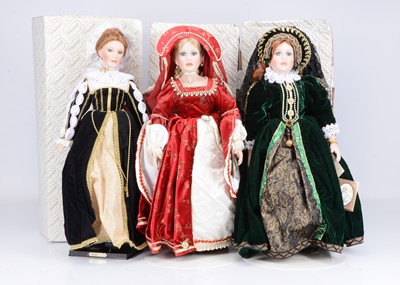 Lot 311 - Nine artist and collectors porcelain dolls