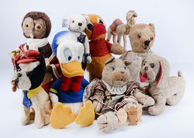 Lot 341 - Various teddy bears and soft toys