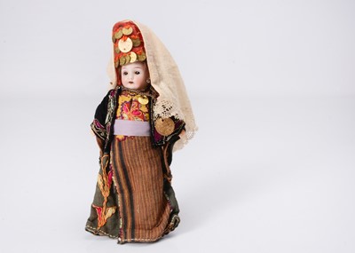 Lot 347 - A Recknagel K1  bisque headed doll
