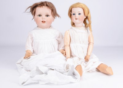 Lot 372 - Two Armand Marseille character doll