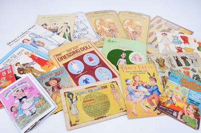Lot 384 - A very large collection of paper dolls, vintage and modern