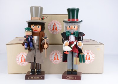 Lot 395 - A Christmas Carol nutcracker characters