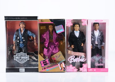 Lot 410 - Four Mattel Male Dolls