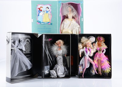 Lot 411 - Three Mattel Barbie limited edition collectors dolls