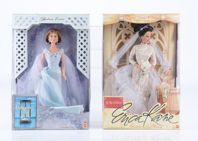 Lot 414 - Two Mattel American television daytime soap character dolls