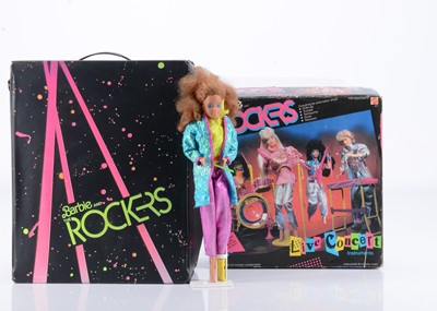 Lot 415 - A Mattel Barbie Rockers Diva doll and accessories