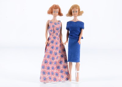 Lot 418 - Two 1960s Mattel Midge dolls